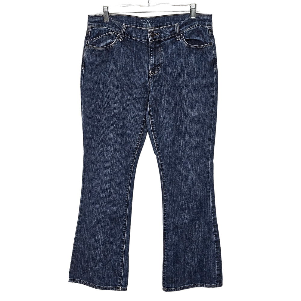VINTAGE Old Navy Mid Rise Denim Bootcut Jeans Medium Indigo Women's 10 Short